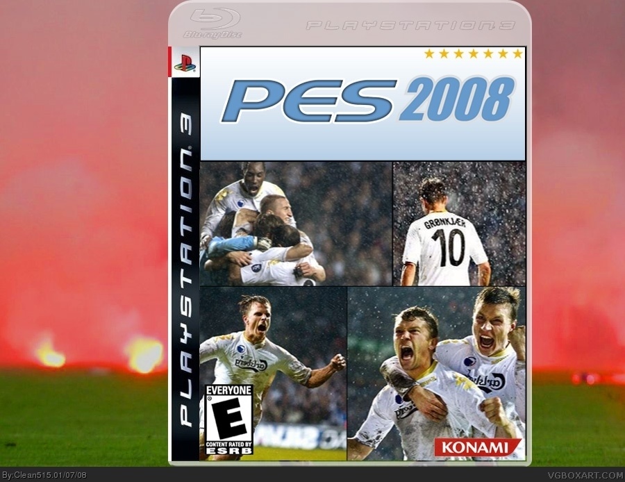 Pro Evolution Soccer 2008 box cover