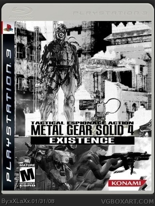 Metal Gear Solid 4: Existence box cover