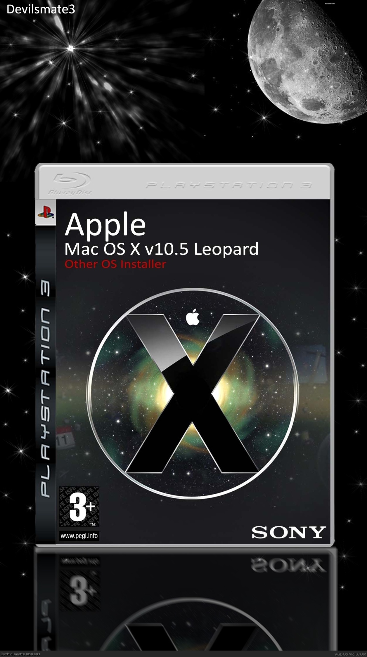 Mac OS X v10.5 Leopard box cover