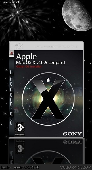 Mac OS X v10.5 Leopard box art cover
