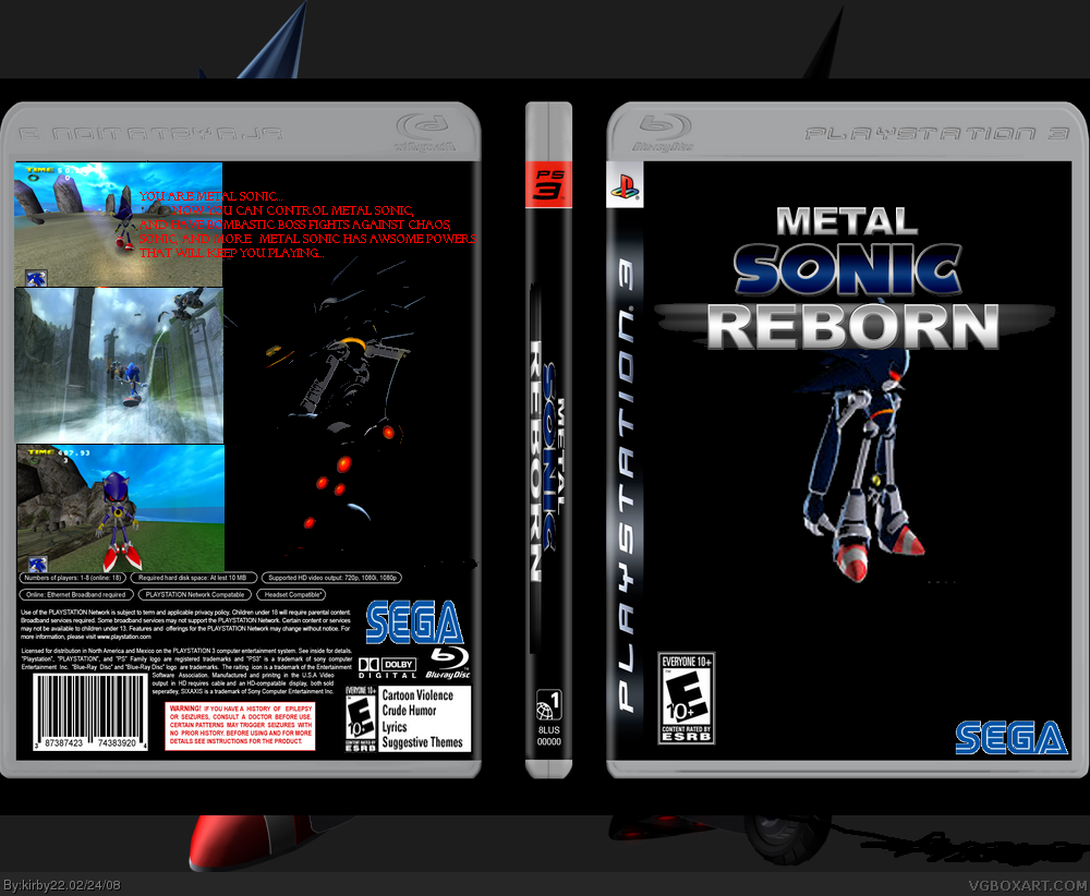 Metal Sonic: Reborn box cover