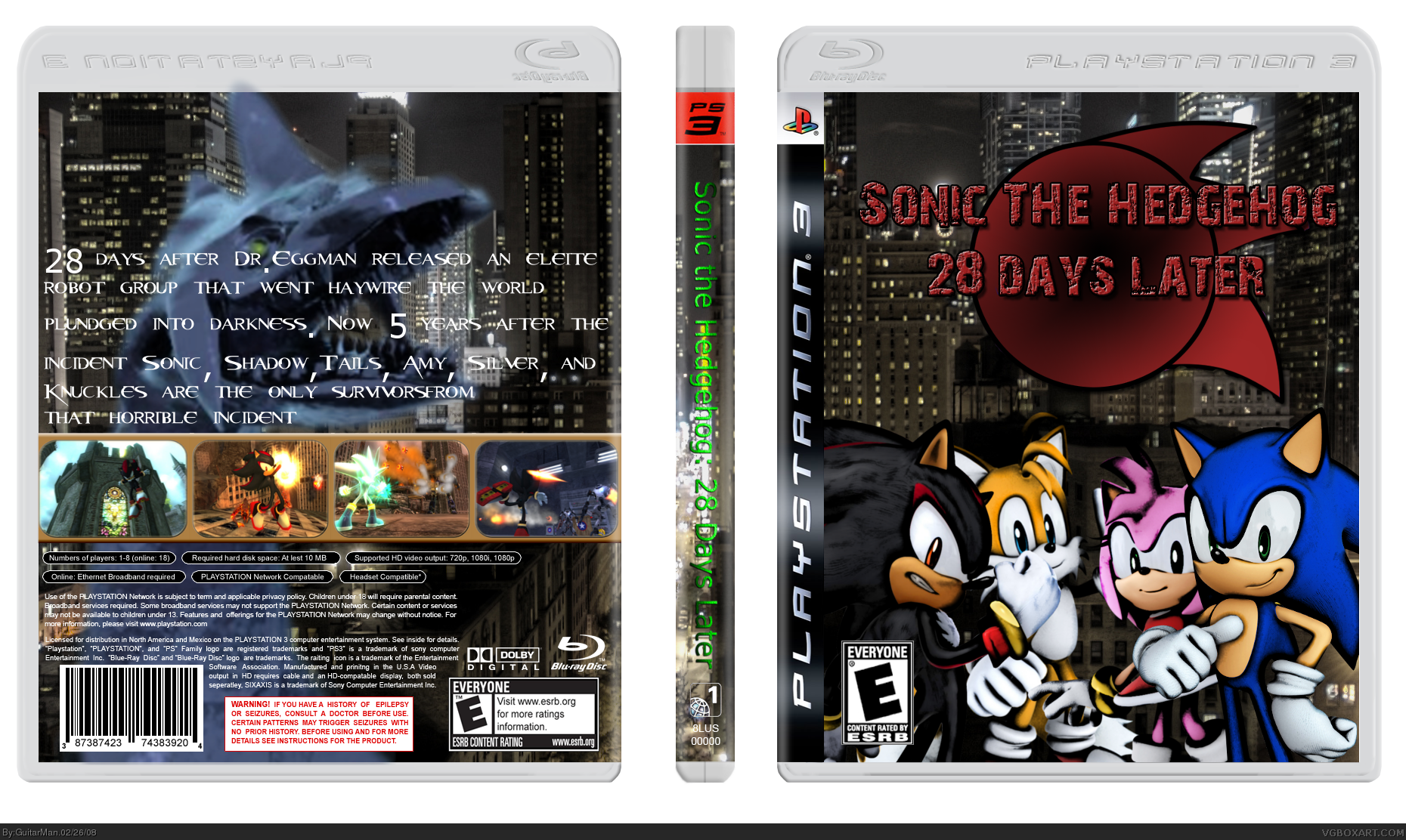 Sonic the Hedgehog: 28 Days Later box cover