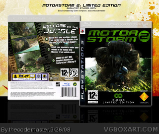 MotorStorm 2 box art cover