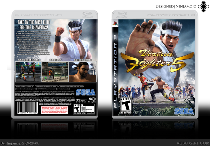 Virtua Fighter 5 box art cover