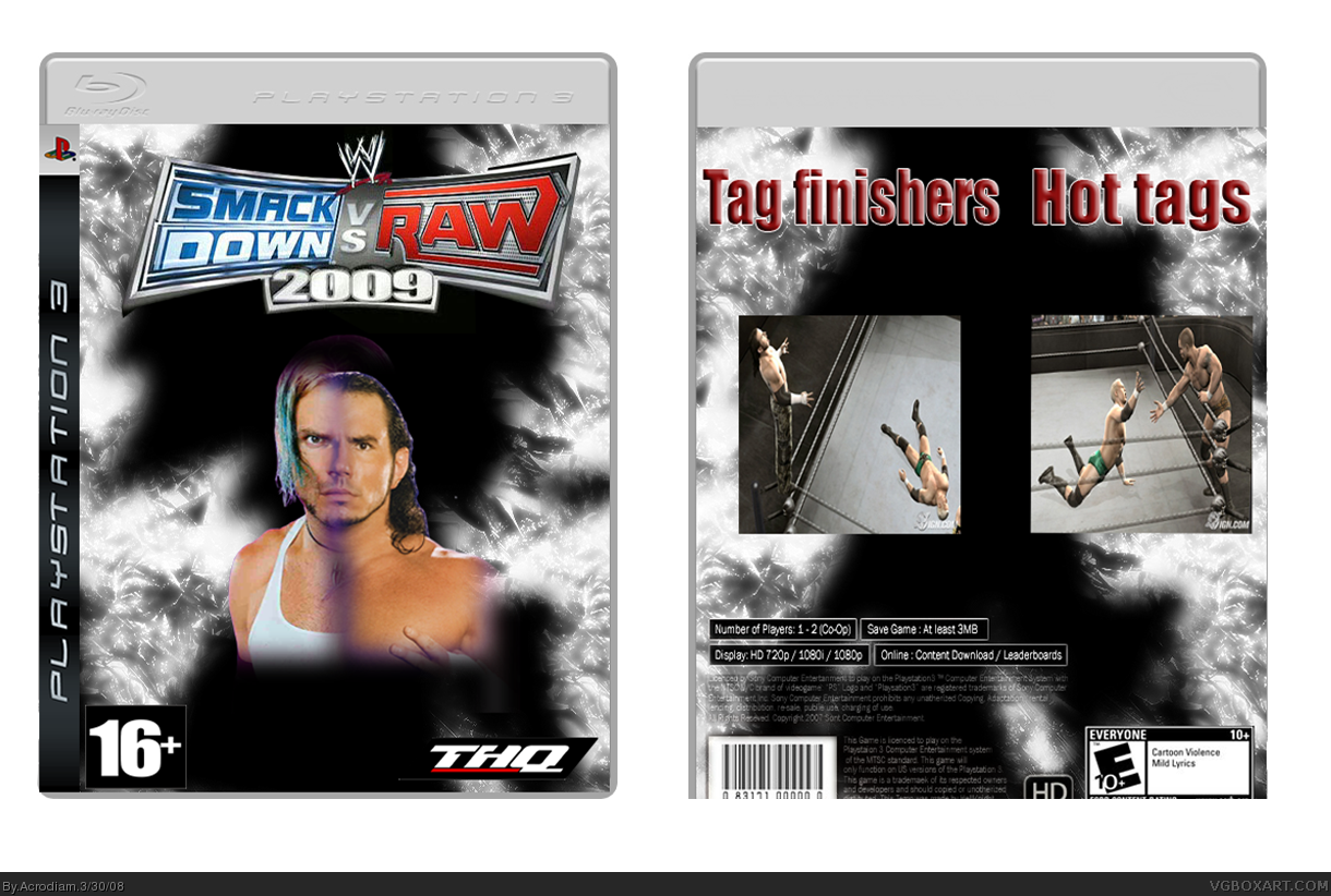 Smackdown vs Raw 2009 box cover