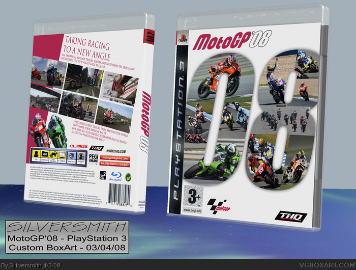 MotoGP'08 box art cover
