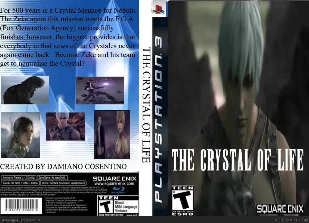 The Crystal Of Life USA box cover