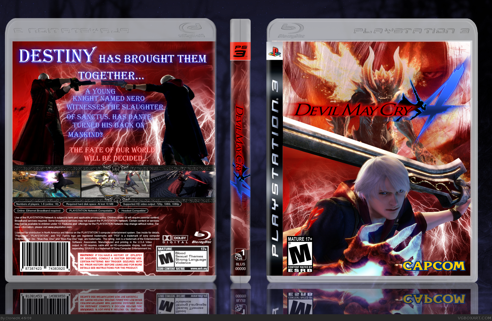 Devil May Cry 4 box cover