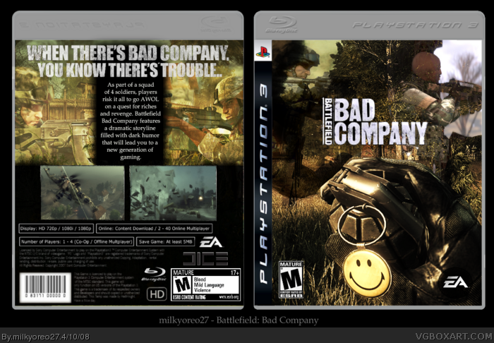 Battlefield: Bad Company box art cover