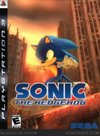 Sonic The Hedgehog PS3 box cover
