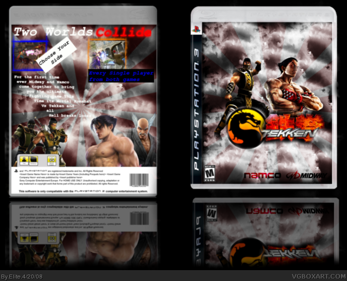 Mortal Kombat vs Tekken box art cover