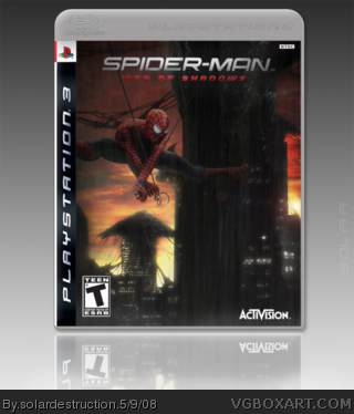Spider-man Web of Shadows box cover