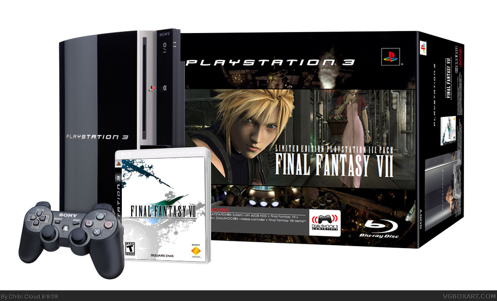 Limited Edition FFVII PS3 Bundle Pack box cover