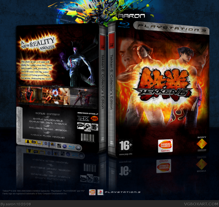 Tekken 6: Collector's Edition box art cover