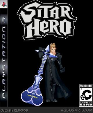 Sitar Hero box cover