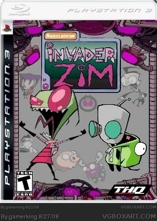 Invader Zim box cover