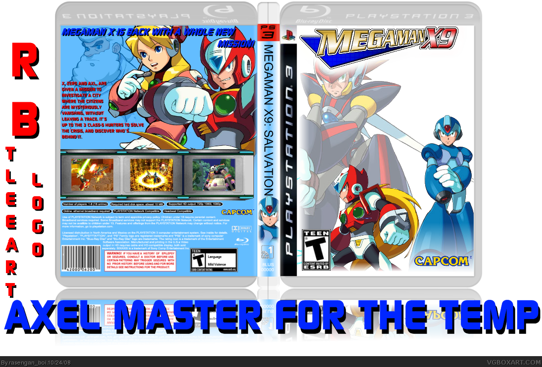 Mega Man X9: Salvation box cover