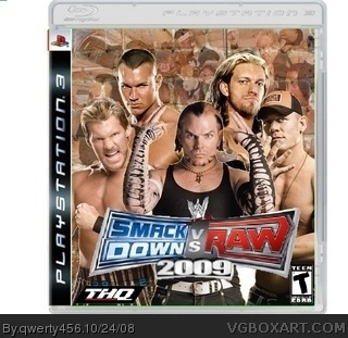 Smackdown vs Raw 2009 box art cover