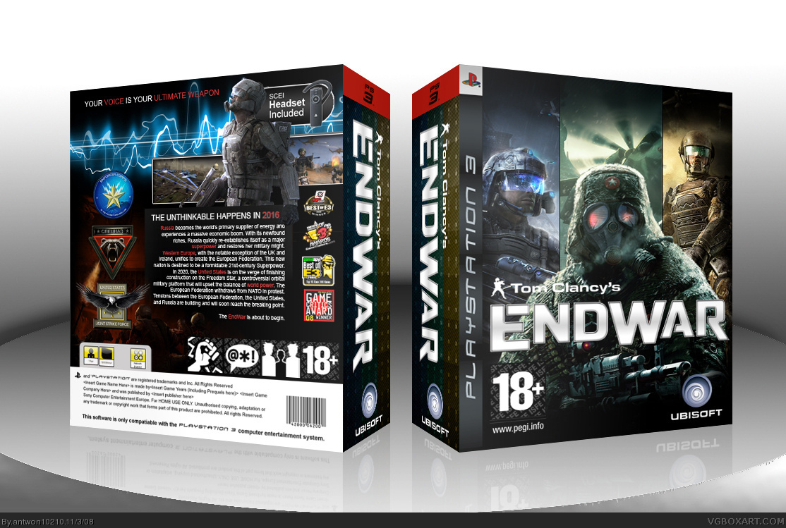 Tom Clancy's EndWar box cover