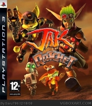 Jak and Ratchet box cover