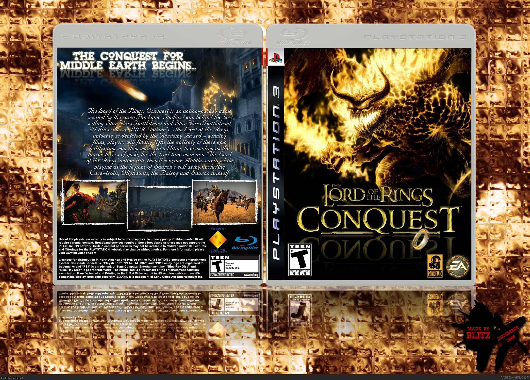 Lord Of The Rings: Conquest box cover