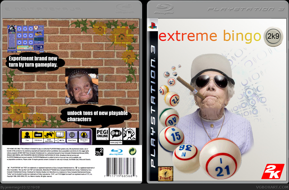 Extreme Bingo 2K9 box cover