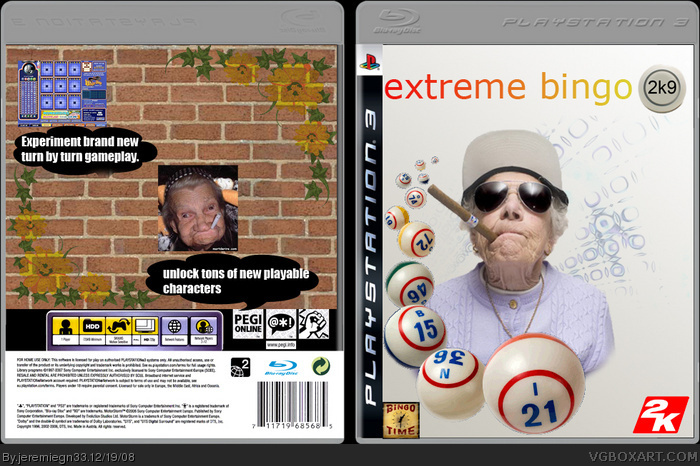 Extreme Bingo 2K9 box art cover