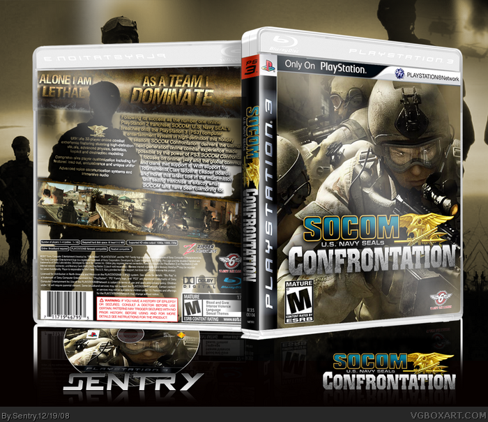 SOCOM: Confrontation box art cover