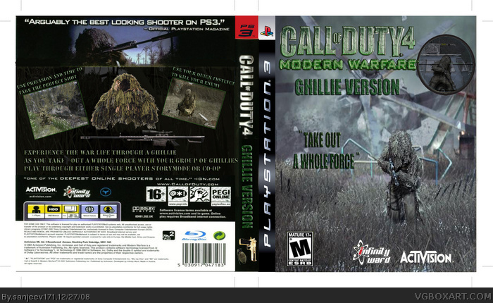 Call of Duty 4: Ghillie Version box art cover