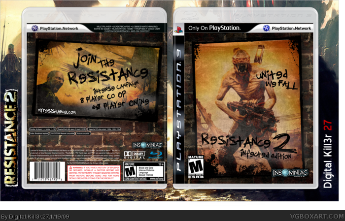 Resistance 2: Infected Edition box art cover