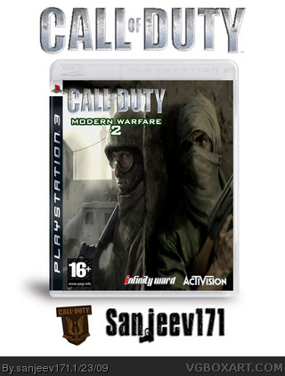 Call Of Duty:Modern WarFare 2 box art cover