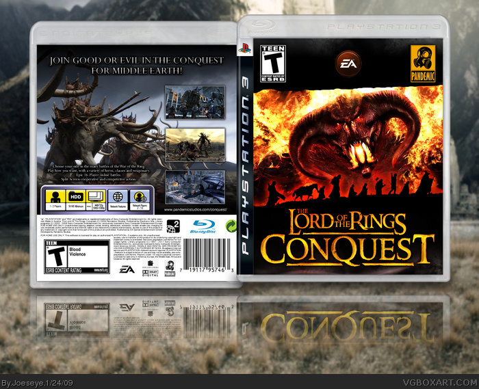 The Lord Of The Rings: Conquest box art cover