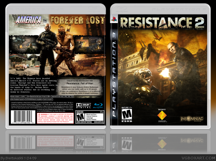 Resistance 2 box art cover