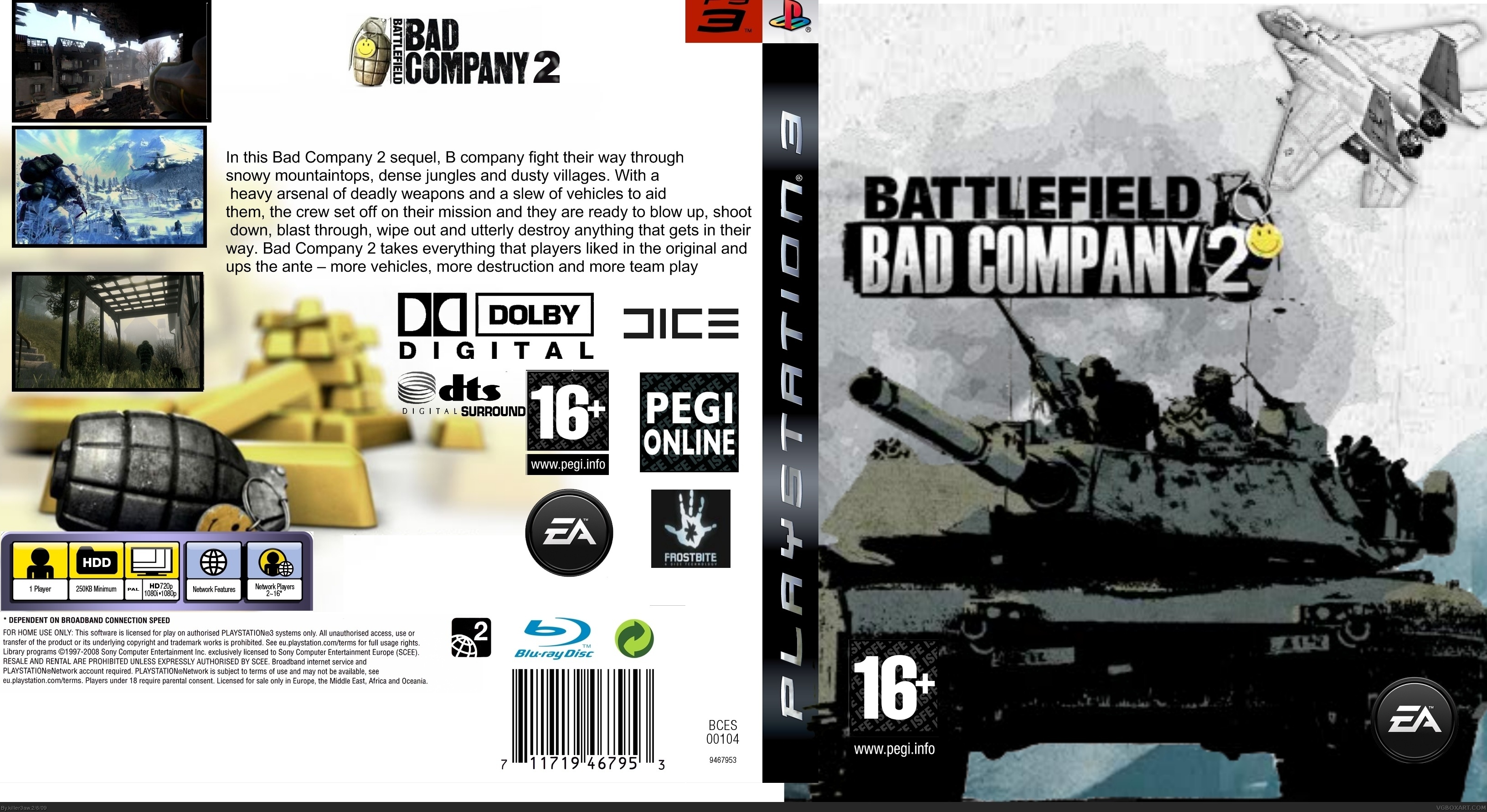 Battlefield: Bad Company 2 box cover