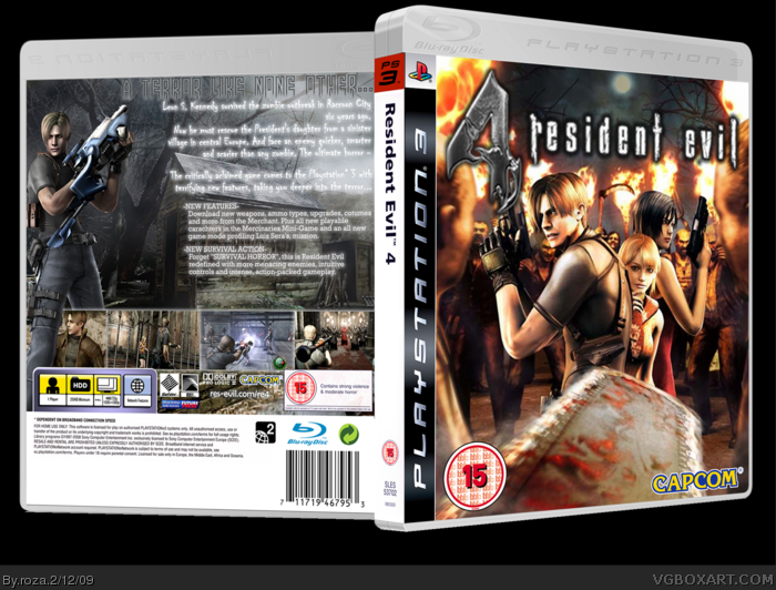 Resident Evil 4 box art cover