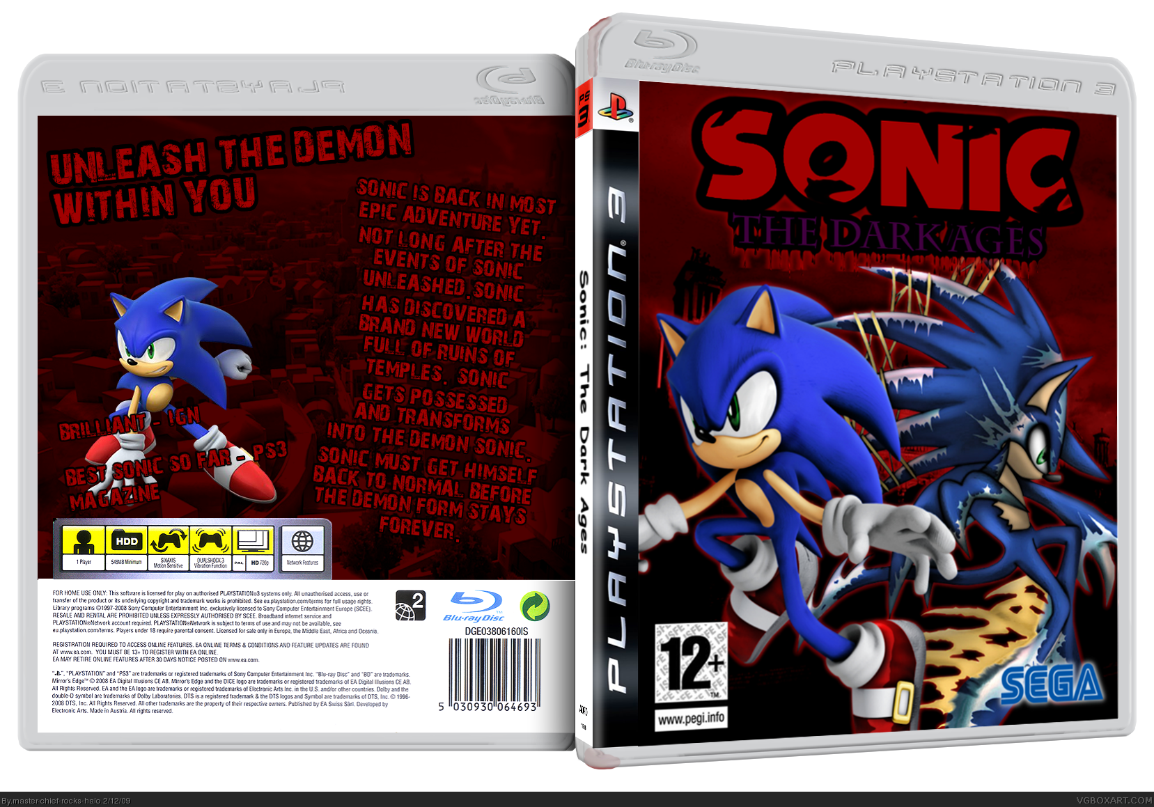 Sonic: The Dark Ages box cover