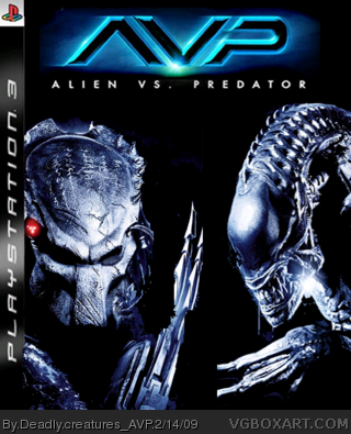 Alien vs predator the game box cover