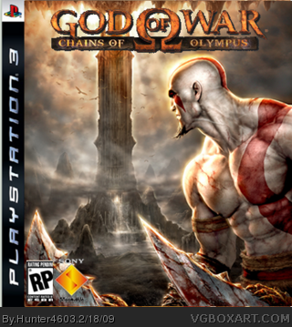God Of War Chains Of Olympus box cover