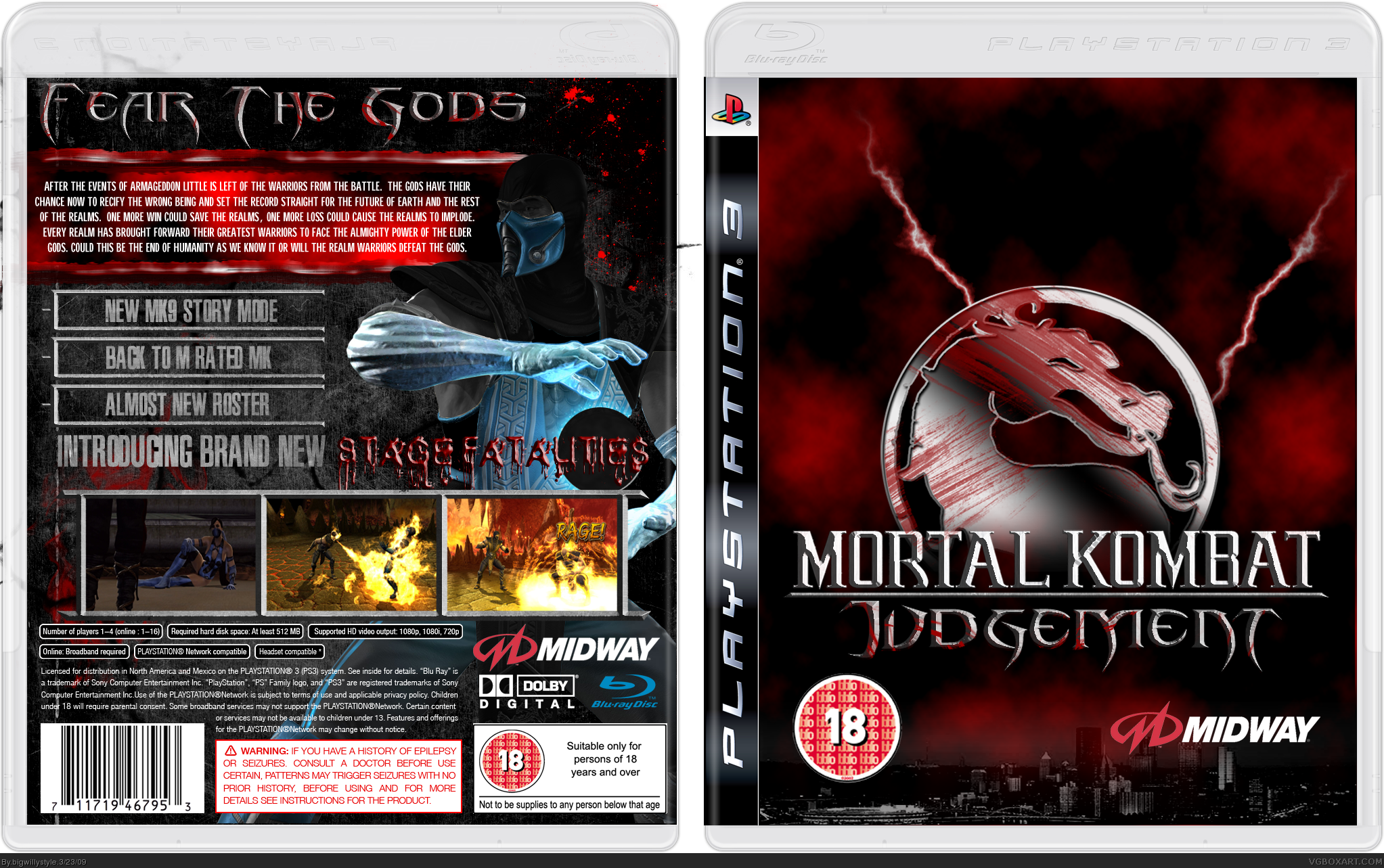 Mortal Kombat Judgement box cover