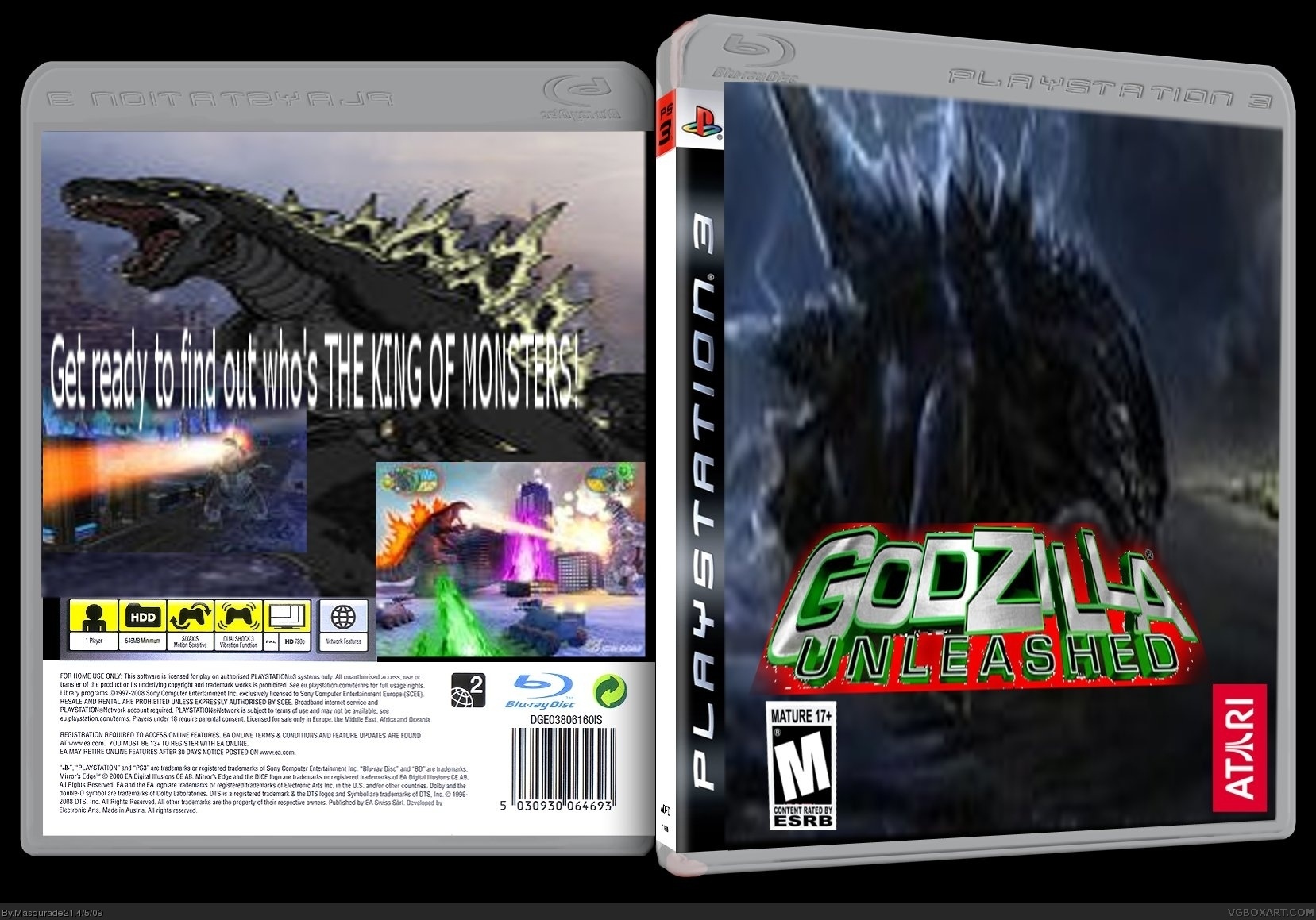 Godzilla Unleashed box cover