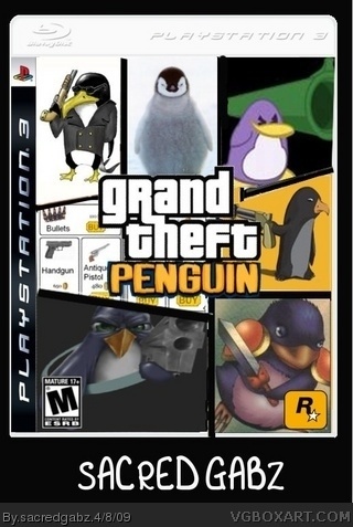 Grand Theft Penguin box cover
