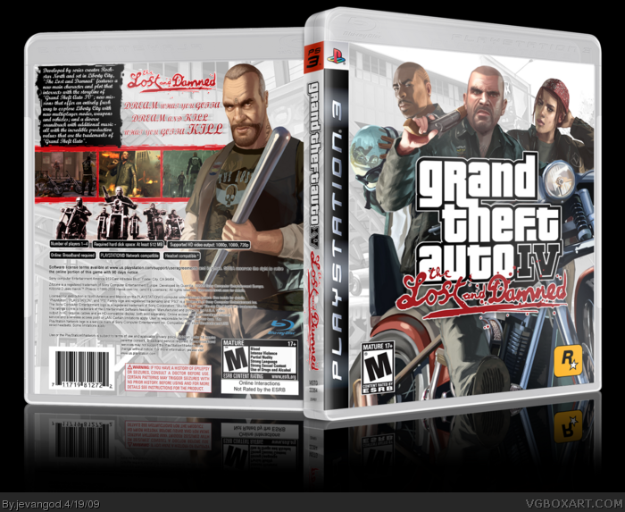 Grand Theft Auto IV: The Lost and Damned box art cover