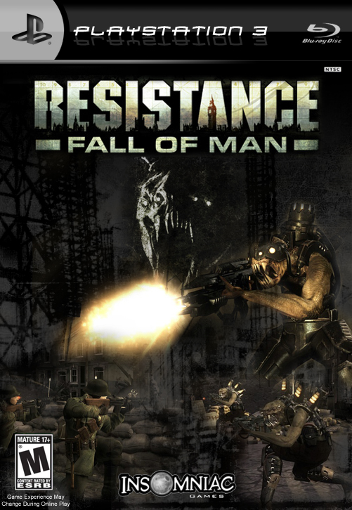 Resistance: Fall of Man PlayStation 3 Box Art Cover by WickedGamer1