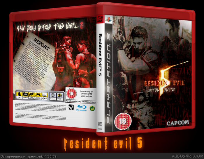 Resident Evil 5: Special Edition box art cover