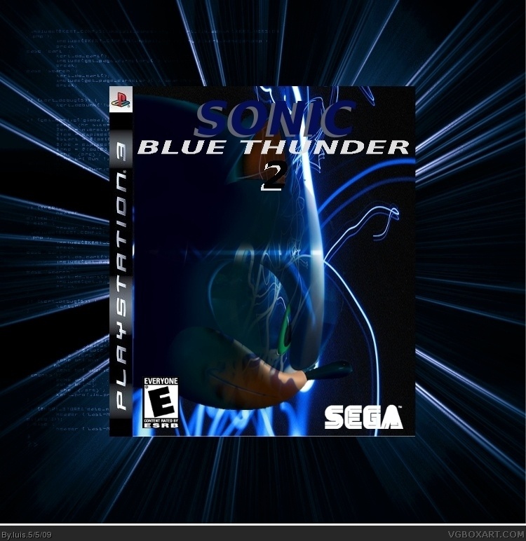 Sonic Blue Thunder box cover