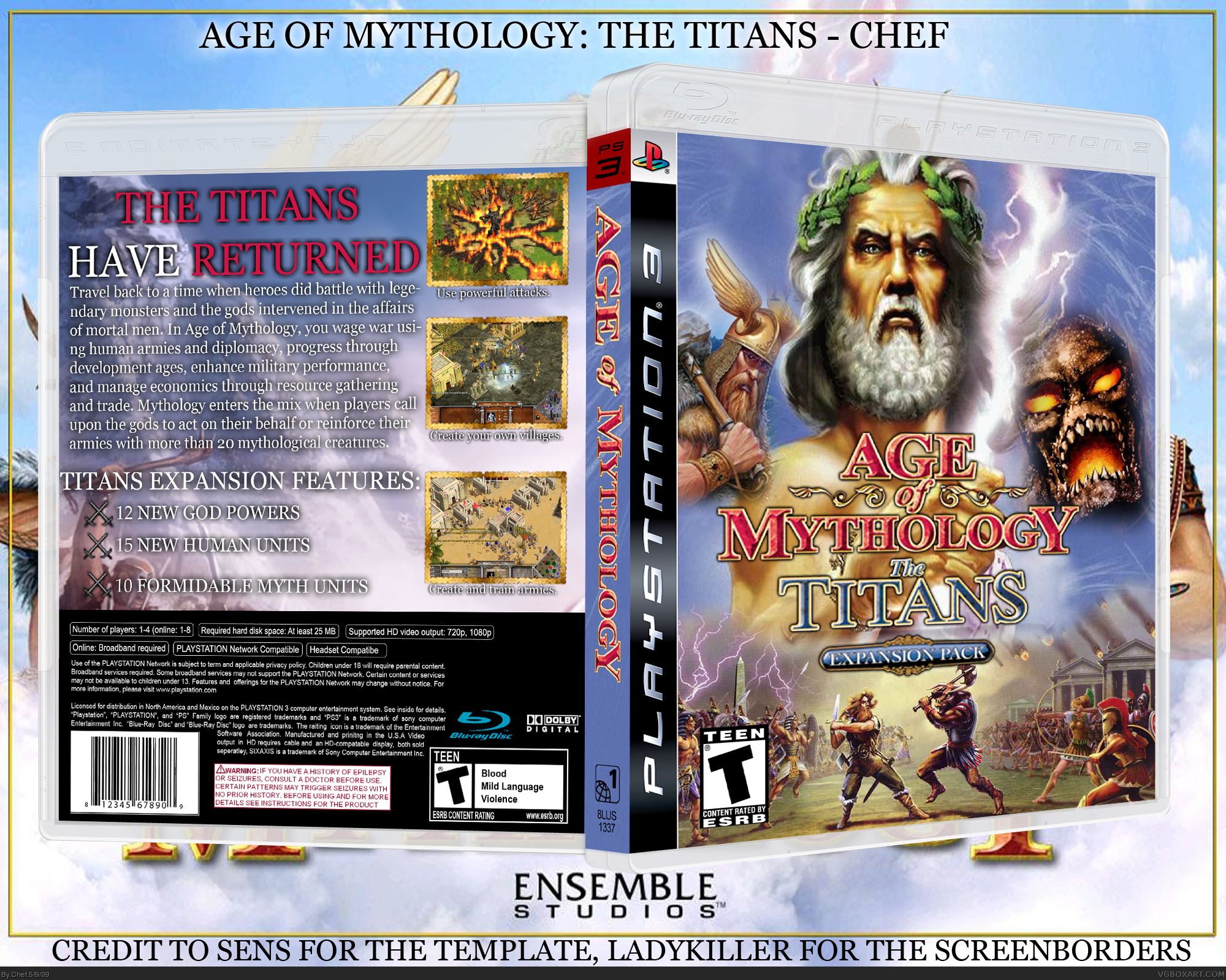 Age of Mythology: The Titans box cover