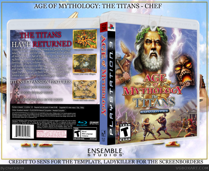 Age of Mythology: The Titans box art cover
