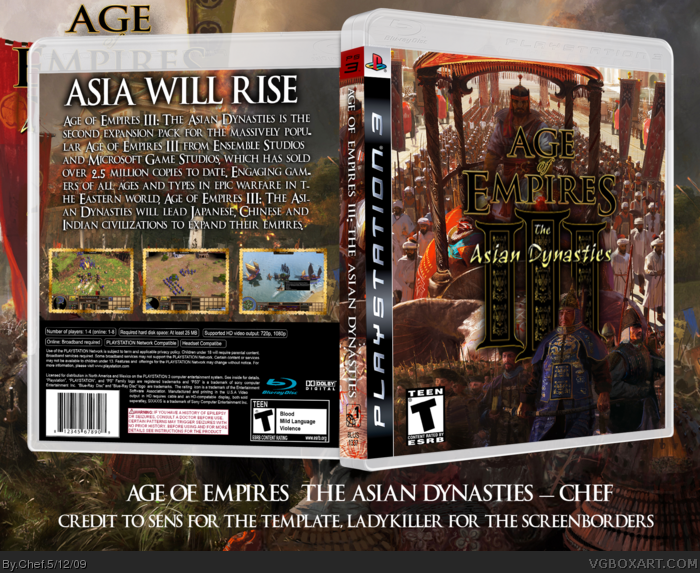 Age of Empires: The Asian Dynasties box art cover
