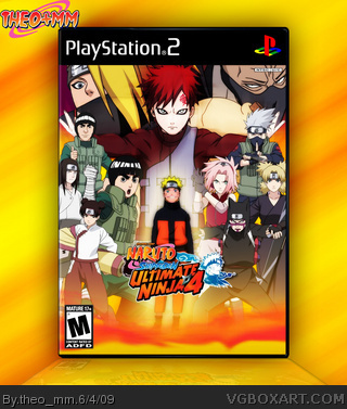Naruto Ultimate Ninja 4 box art cover
