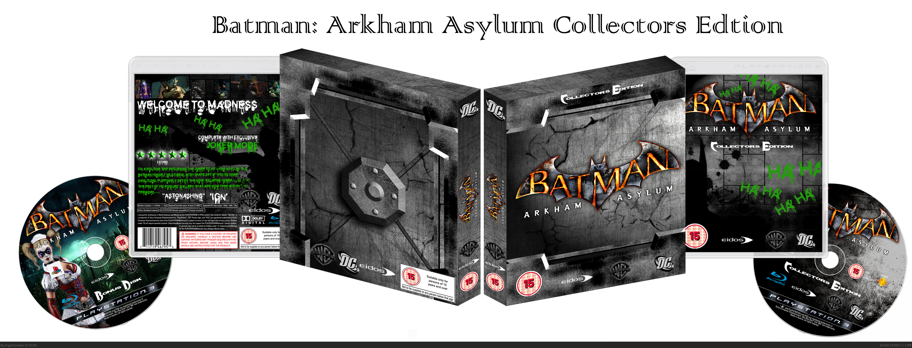 Batman: Arkham Asylum Collector's Edition box cover